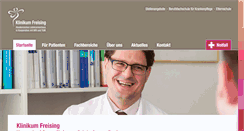 Desktop Screenshot of klinikum-freising.de