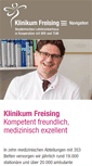 Mobile Screenshot of klinikum-freising.de
